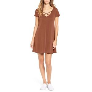 Socialite | Cross Front T-Shirt Dress